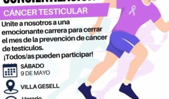 CORRECAMINATA SOLIDARIA PARA CONCIENTIZAR SOBRE EL C�NCER TESTICULAR
